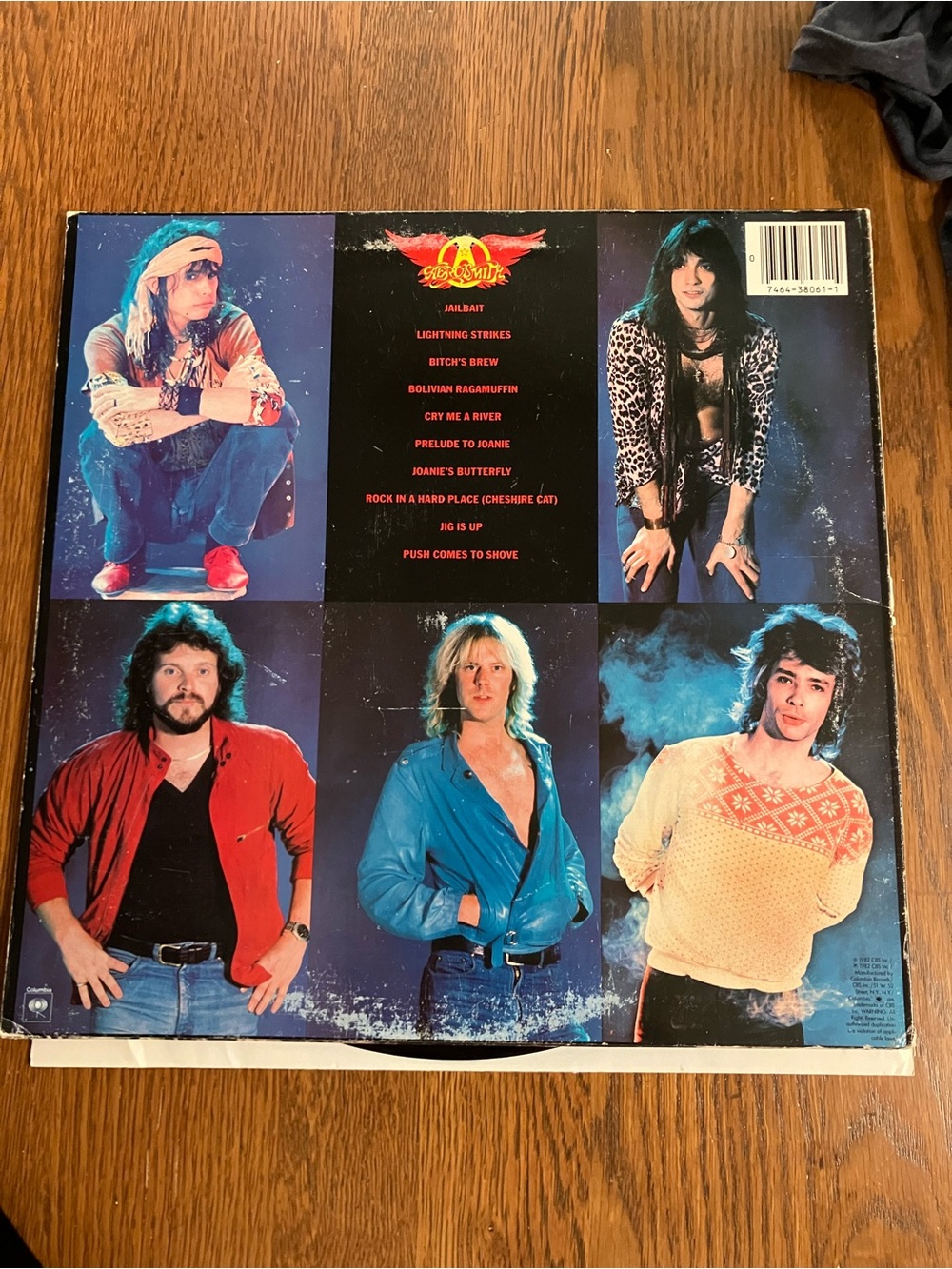 Vintage 1982 Aerosmith “Rock In A Hard Place” #FC 38061 Columbia First Pressing - Picture 2 of 9